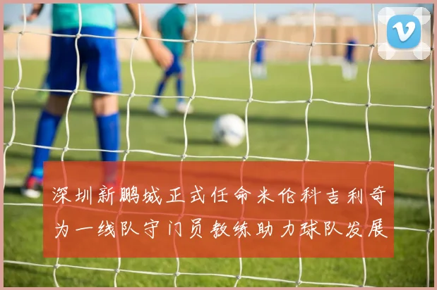 深圳新鹏城正式任命米伦科吉利奇为一线队守门员教练助力球队发展